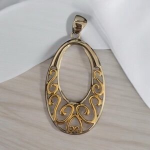 LIA SOPHIA Gold and Silver Tone Necklace Pendant